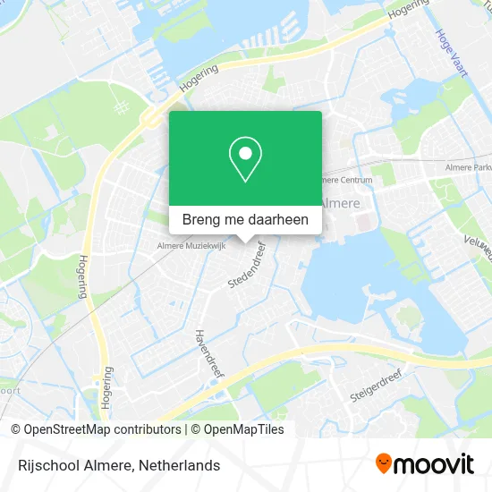 Rijschool Almere kaart