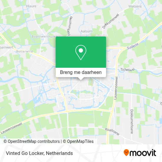 Vinted Go Locker kaart