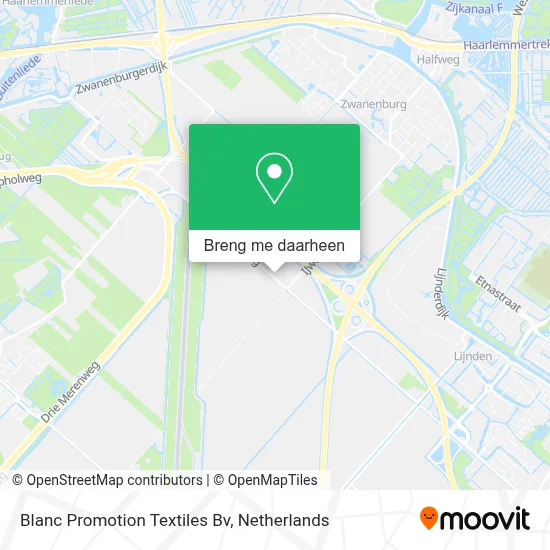 Blanc Promotion Textiles Bv kaart
