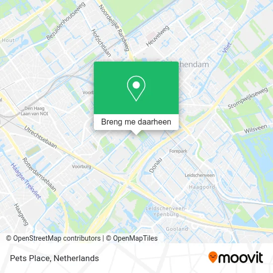 Pets Place kaart