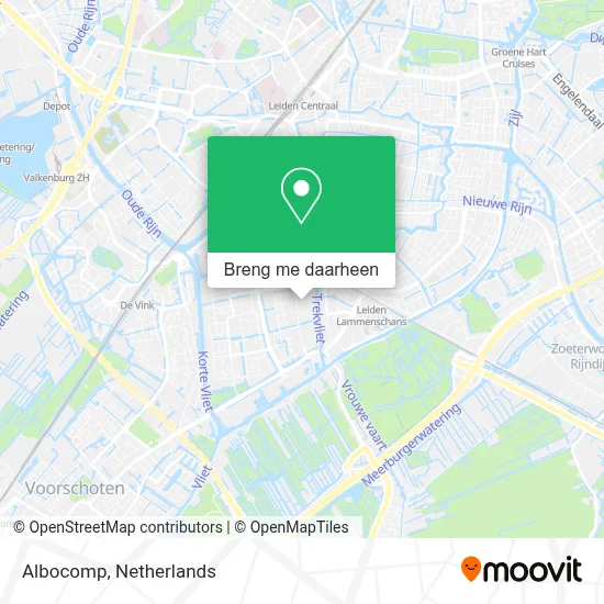 Albocomp kaart