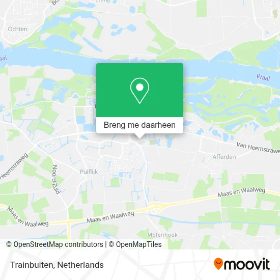 Trainbuiten kaart