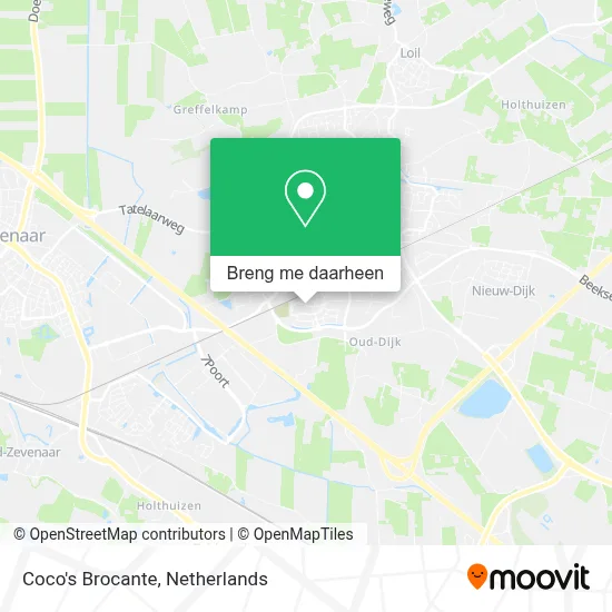 Coco's Brocante kaart