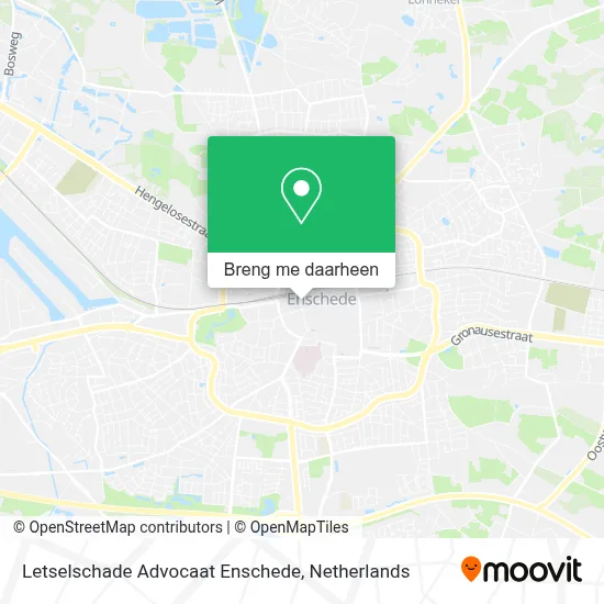 Letselschade Advocaat Enschede kaart