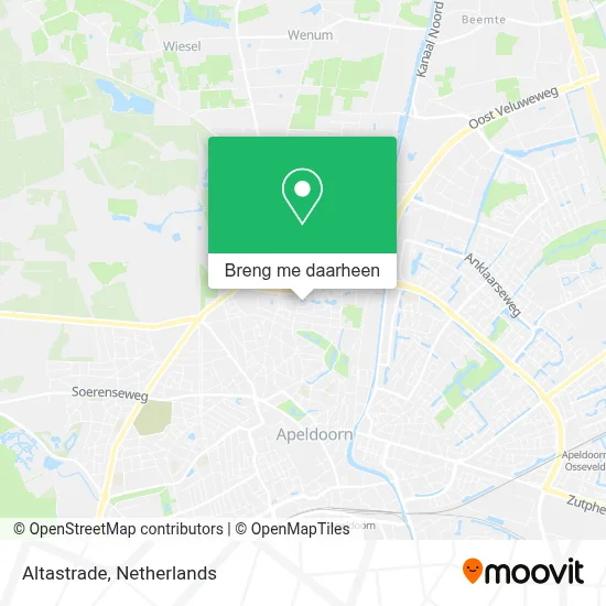 Altastrade kaart