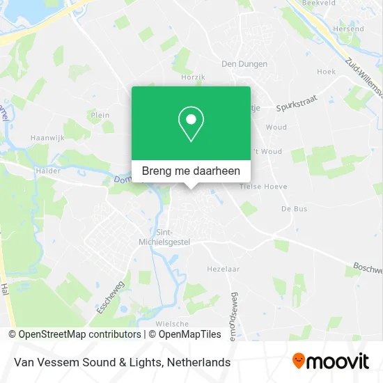 Van Vessem Sound & Lights kaart