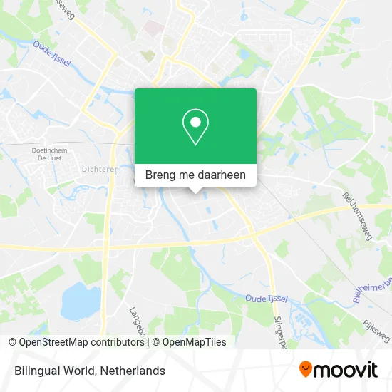Bilingual World kaart