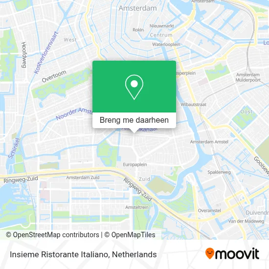 Insieme Ristorante Italiano kaart