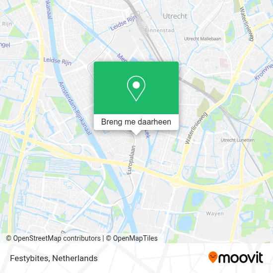 Festybites kaart