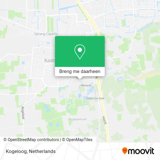 Kogeloog kaart
