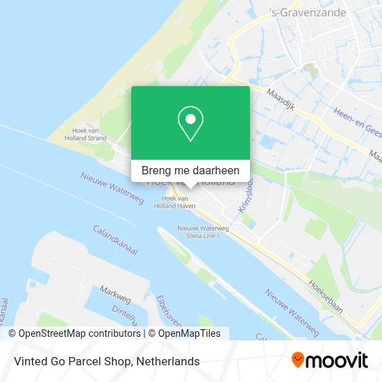 Vinted Go Parcel Shop kaart