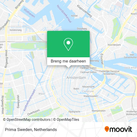 Prima Sweden kaart
