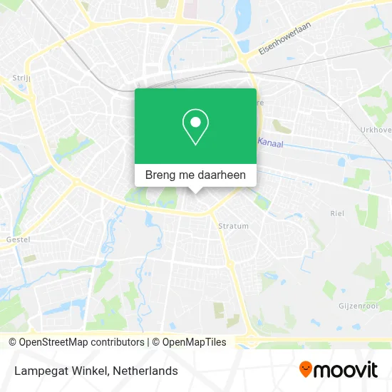 Lampegat Winkel kaart