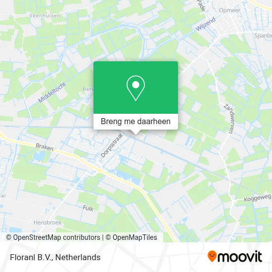 Floranl B.V. kaart