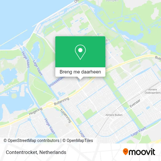 Contentrocket kaart