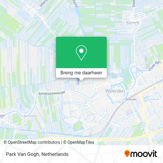 Park Van Gogh kaart