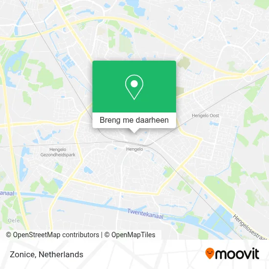 Zonice kaart