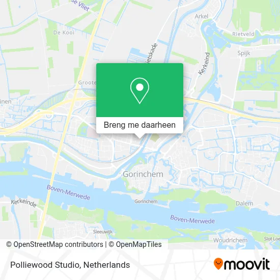 Polliewood Studio kaart