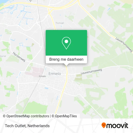 Tech Outlet kaart