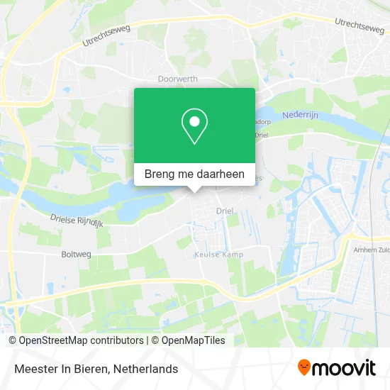 Meester In Bieren kaart