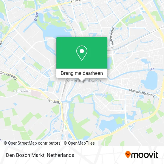 Den Bosch Markt kaart