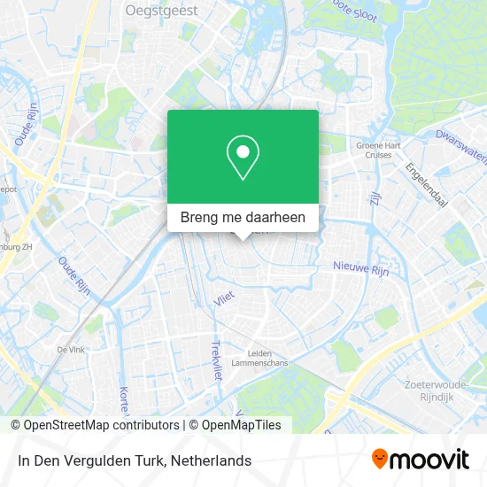In Den Vergulden Turk kaart