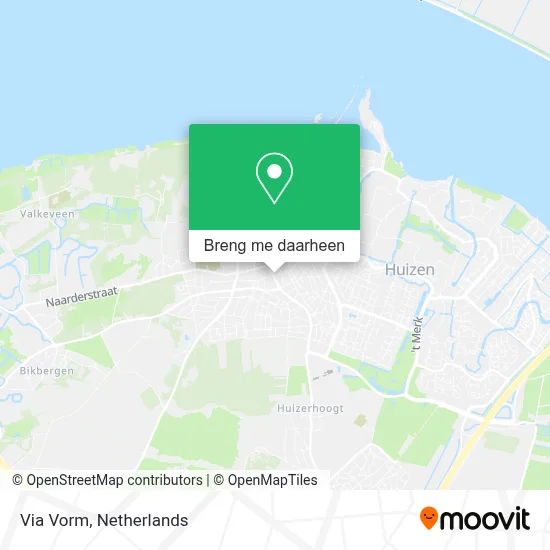 Via Vorm kaart