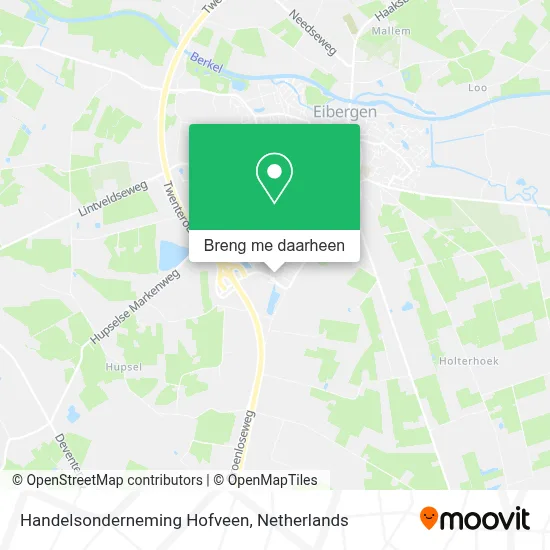 Handelsonderneming Hofveen kaart