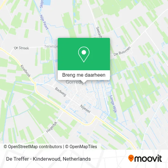 De Treffer - Kinderwoud kaart