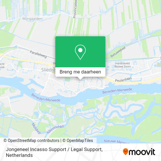 Jongeneel Incasso Support / Legal Support kaart