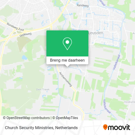 Church Security Ministries kaart