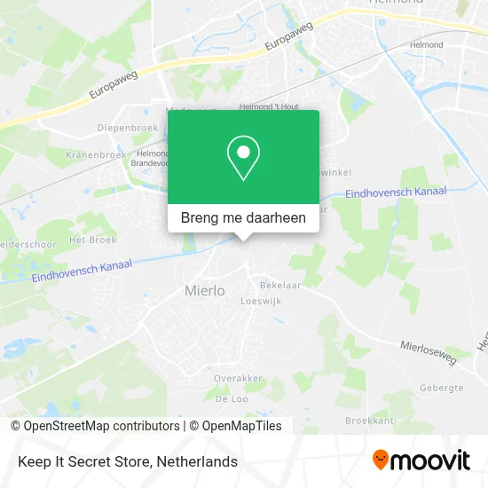 Keep It Secret Store kaart