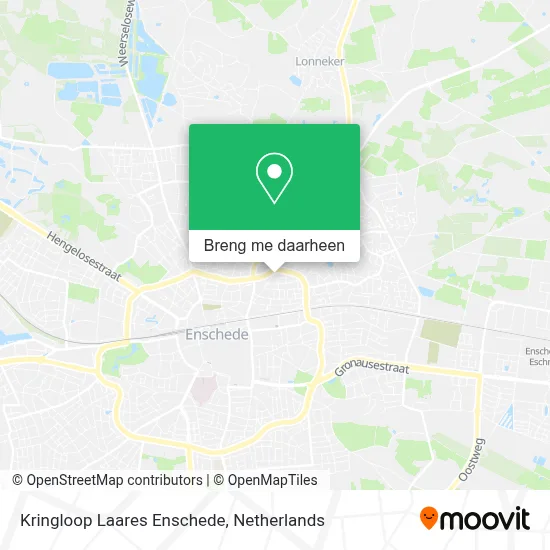 Kringloop Laares Enschede kaart