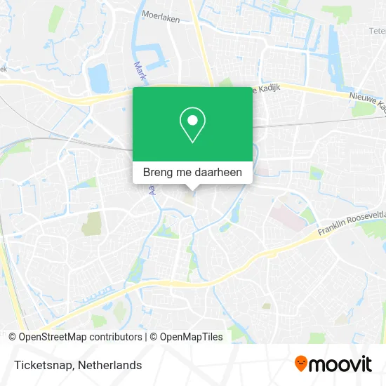 Ticketsnap kaart