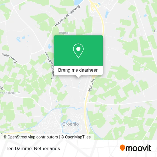 Ten Damme kaart