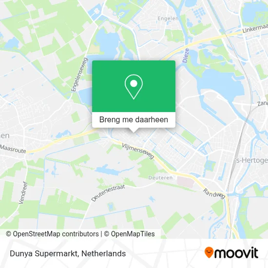 Dunya Supermarkt kaart
