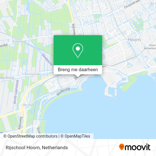 Rijschool Hoorn kaart