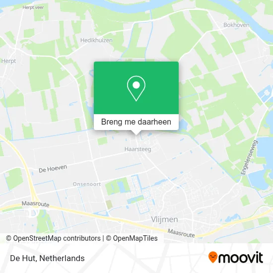 De Hut kaart