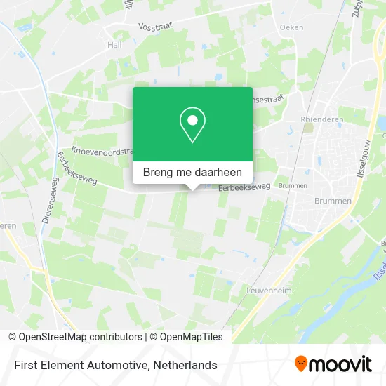 First Element Automotive kaart