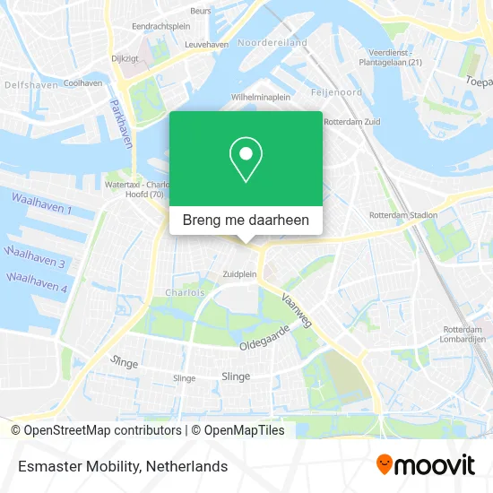 Esmaster Mobility kaart
