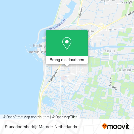 Stucadoorsbedrijf Merode kaart