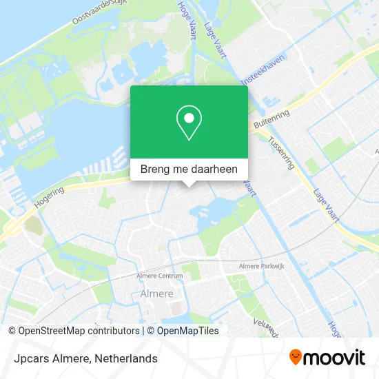 Jpcars Almere kaart