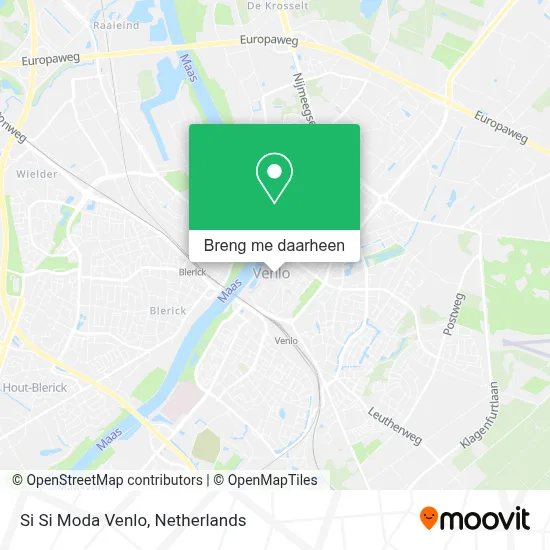 Si Si Moda Venlo kaart