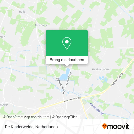 De Kinderweide kaart