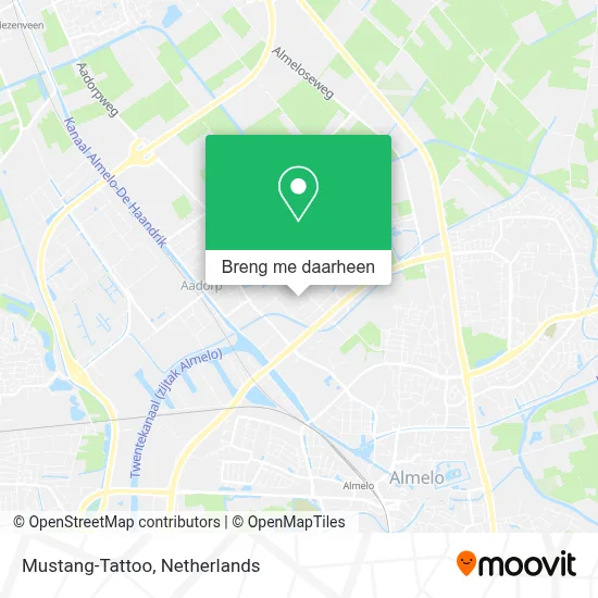 Mustang-Tattoo kaart