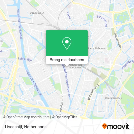 Liveschijf kaart