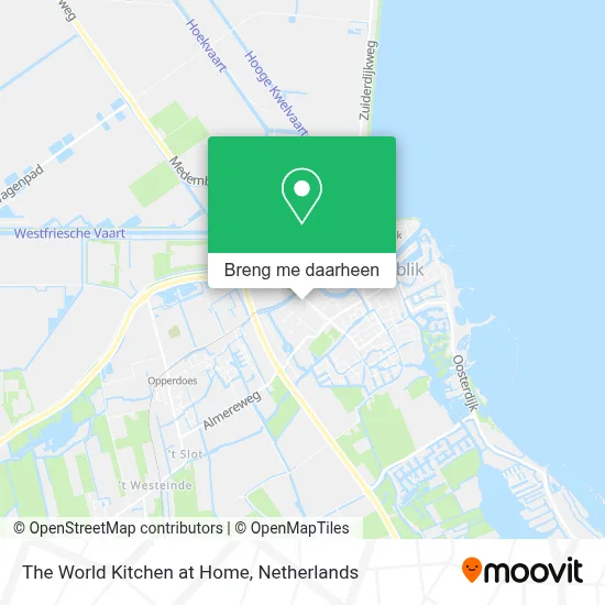 The World Kitchen at Home kaart