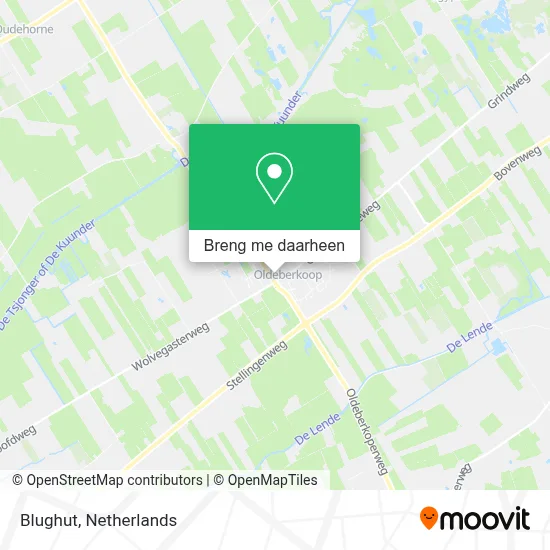Blughut kaart