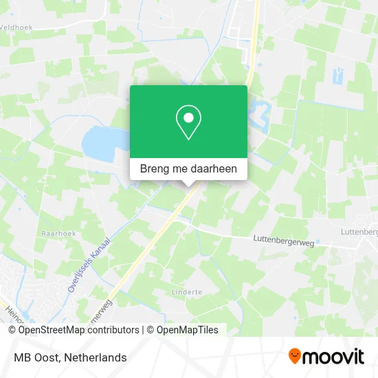 MB Oost kaart