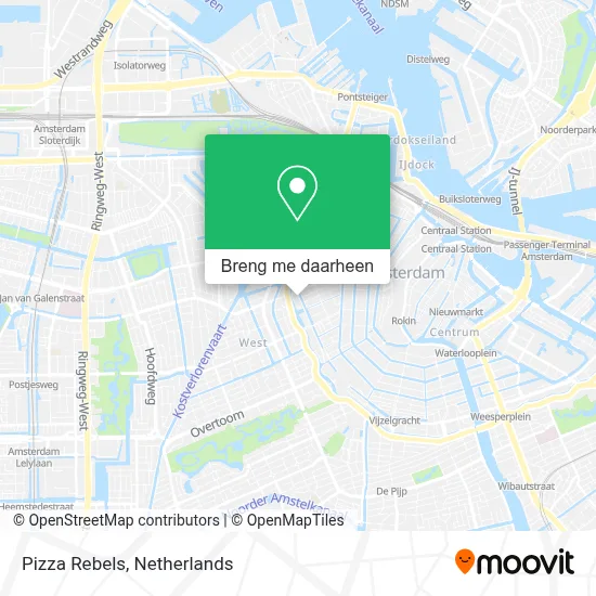 Pizza Rebels kaart